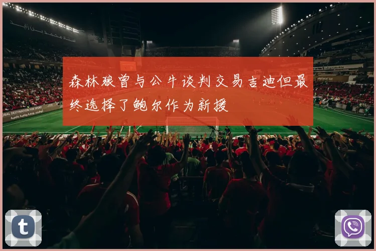 森林狼曾与公牛谈判交易吉迪但最终选择了鲍尔作为新援